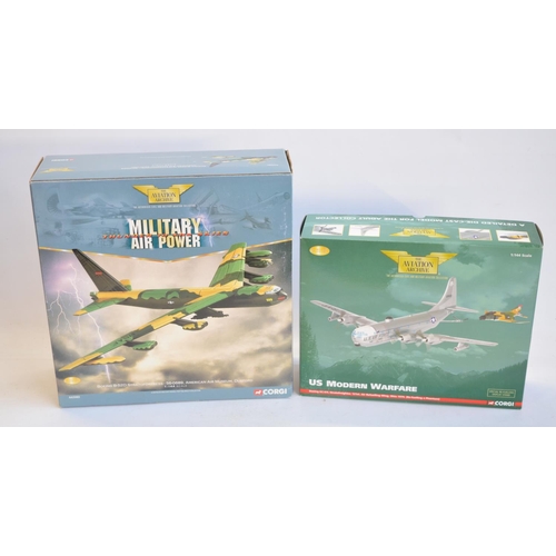 45 - Two Corgi Aviation Archive 1/144 scale limited edition USAF aircraft models to include AA99190 KC-97... 