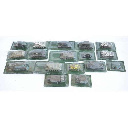 55 - Collection of 1/72 scale World War II era tank models from Hobby Master, Cararama, Blitz 72 etc incl... 