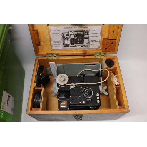 1049 - Aeronautical & General Instruments, Croydon - cased Dial Camera Mk. V, other cameras and lenses (2)