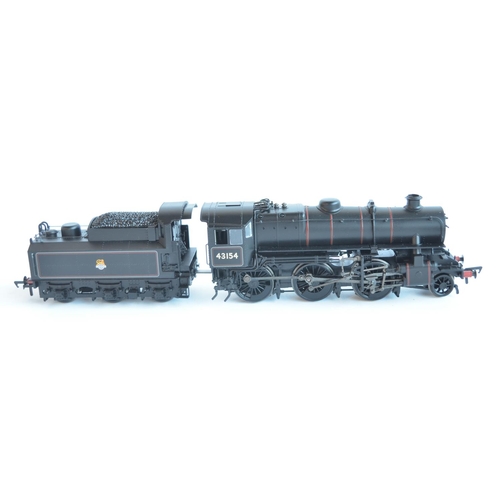 67 - Bachmann OO gauge 32-586DC Ivatt Class 4 Mogul 2-6-0 43154 With Tablet Catcher E/Emblem with fitted ... 