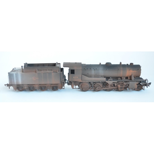 70 - Bachmann 32-253TMC OO gauge WD Class 90179 BR Black with Late Crest, limited edition steam train mod... 