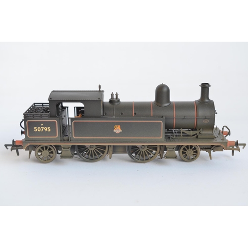 76 - Bachmann OO gauge DCC On Board 31-167DC weathered L&YR 2-4-2 Tank Engine 50795 BR Black Early Emblem... 