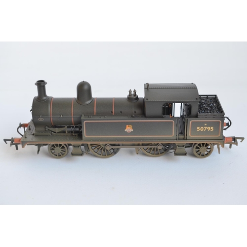 76 - Bachmann OO gauge DCC On Board 31-167DC weathered L&YR 2-4-2 Tank Engine 50795 BR Black Early Emblem... 