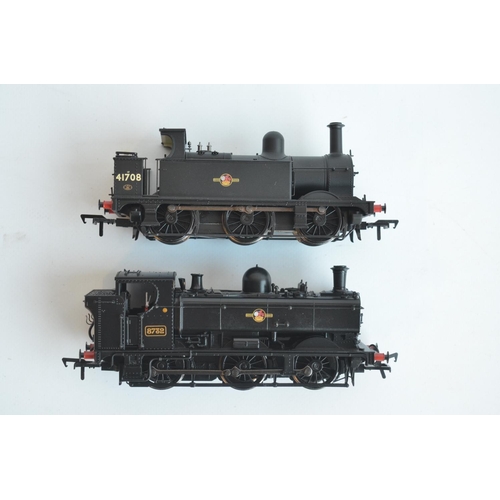 80 - Four OO gauge BR black electric steam train models from Bachmann to include 32-250W WD Class 90733 l... 