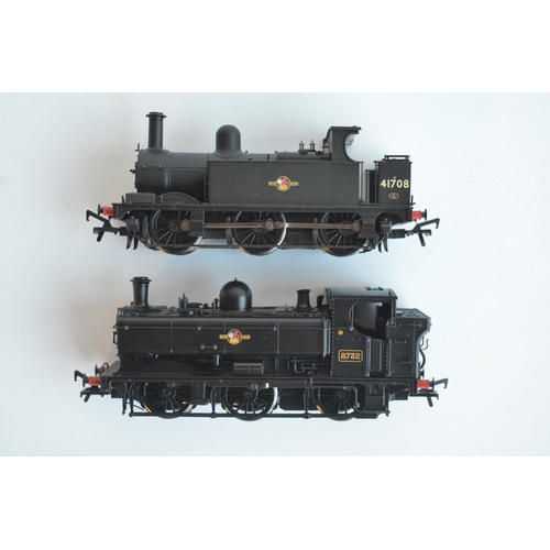 80 - Four OO gauge BR black electric steam train models from Bachmann to include 32-250W WD Class 90733 l... 