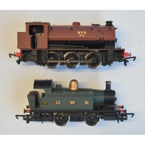 82 - Four boxed OO gauge electric steam train models to include Hornby R2740 WPR 0-6-0ST Loco 16 (model m... 