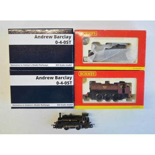 82 - Four boxed OO gauge electric steam train models to include Hornby R2740 WPR 0-6-0ST Loco 16 (model m... 