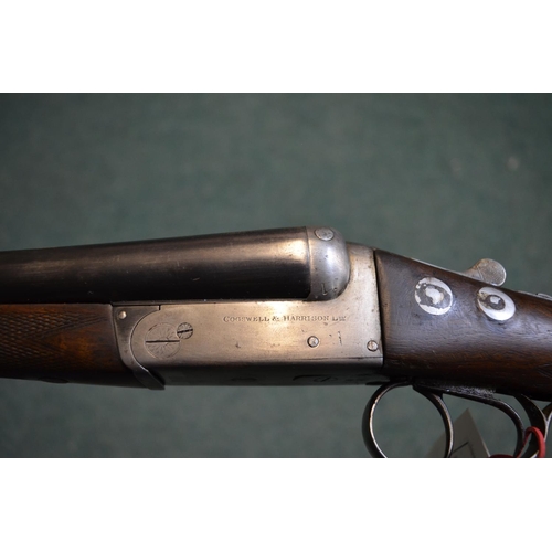 512 - Cogswell & Harrison BLE 12B side by side double trigger shotgun, barrel length 30