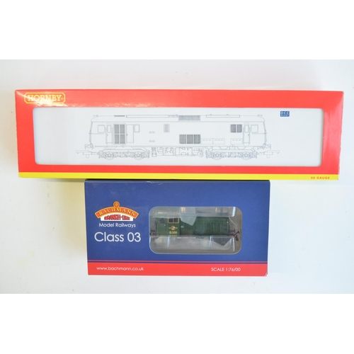 100 - Two OO gauge electric diesel locomotive models to include Hornby DCC Ready R2517 BR Bo-Bo Class 73 E... 