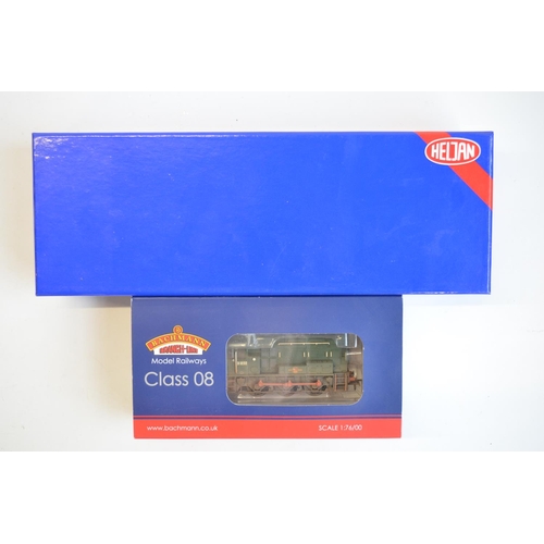 102 - Two OO gauge electric diesel locomotive models, both with weathered finishes to include Heljan Item ... 