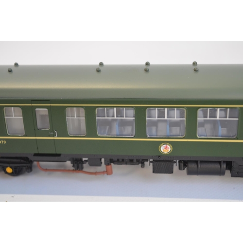 88 - Three boxed OO gauge boxed BR green DMU sets to include Hornby R369A 3 Car Class 110 (power car fair... 