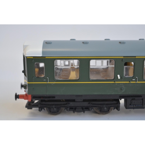 88 - Three boxed OO gauge boxed BR green DMU sets to include Hornby R369A 3 Car Class 110 (power car fair... 