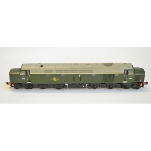 89 - Bachmann Sound Fitted OO gauge electric diesel locomotive model 32-485SF Class 40 D365 BR green live... 