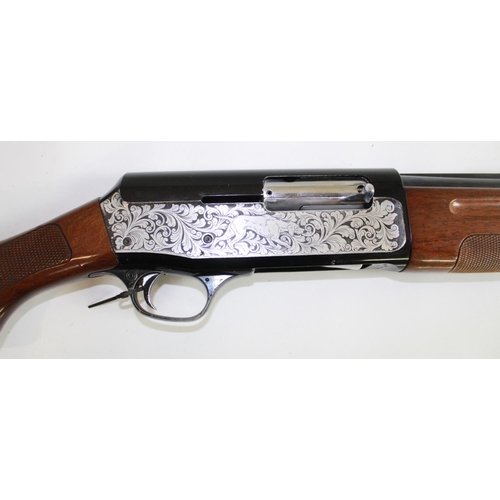 494 - Frenchi Hunter 12bore semi auto shotgun. 27ins vented barrel (13) Length of pull 14ins. Serial numbe... 