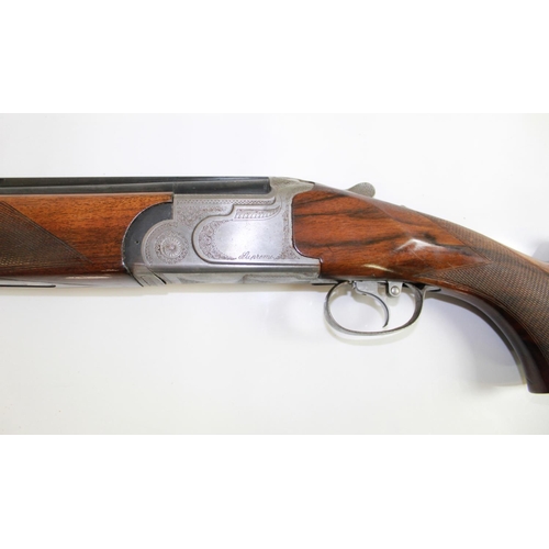 498 - Armi Silma Supreme 12bore O/U Shotgun. Single trigger ejector with 28ins vented barrels, length of p... 