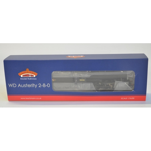 113 - Bachmann OO gauge 32-260DC WD Austerity Class 90448 BR black late crest, DCC On Board. Model mint wi... 