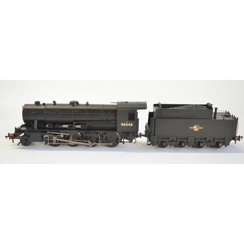 113 - Bachmann OO gauge 32-260DC WD Austerity Class 90448 BR black late crest, DCC On Board. Model mint wi... 