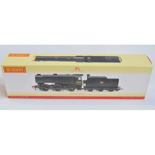 121 - Hornby OO gauge weathered R2344 BR 0-6-0 Class Q1 33009 electric train model in near mint/mint condi... 