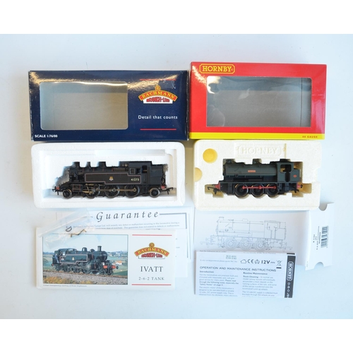 126 - Three OO gauge electric steam train models to include Hornby R3031 BR Fowler 0-6-0 Class 4F 44331 (m... 