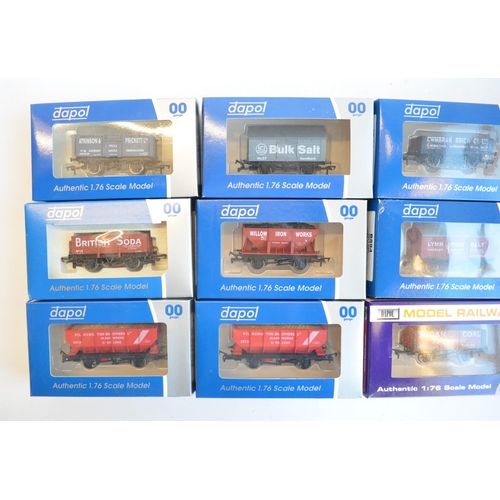 135 - Collection of OO gauge rolling stock from Dapol to include 3s 5 wagon multipacks (B500Multi Cattle W... 