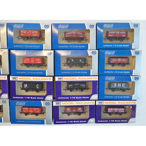 136 - Twenty boxed OO gauge limited edition goods wagons from Dapol, mostly colliery related. All contents... 