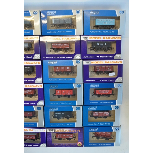 137 - Thirty boxed OO gauge goods wagons from Dapol to include 18 limited edition mostly colliery related ... 