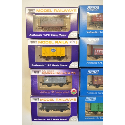 139 - Twenty one boxed OO gauge goods wagons from Dapol to include weathered examples. All contents mint/u... 