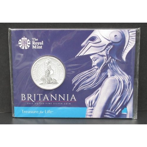 429 - Royal Mint Britannia 2015 UK £50 Fine Silver Coin