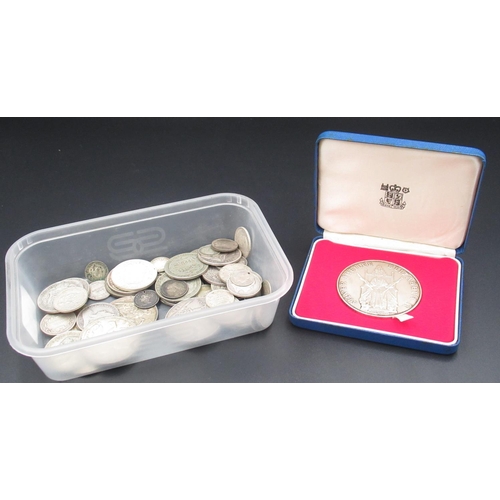 432 - Royal Mint silver hallmarked Elizabeth II Silver Jubilee 1952-1977 coin and a collection of Pre-1947... 