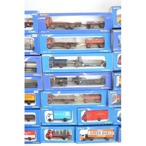 180 - Forty boxed 1/76 scale OO gauge diecast model vehicles from Base-Toys (B-T Models) to include trucks... 