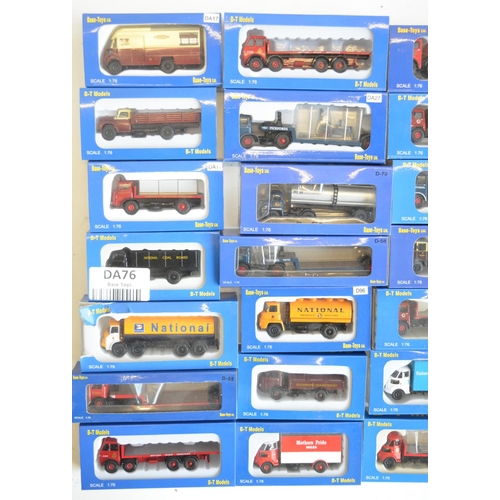 180 - Forty boxed 1/76 scale OO gauge diecast model vehicles from Base-Toys (B-T Models) to include trucks... 