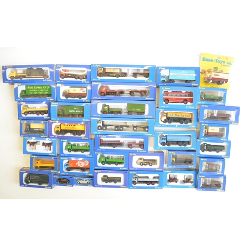 181 - Thirty seven boxed 1/76 scale OO gauge diecast model vehicles from Base-Toys (B-T Models) to include... 