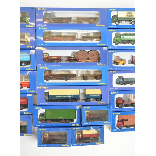 182 - Thirty boxed 1/76 scale OO gauge diecast model vehicles, 28  from Base-Toys (B-T Models) to include ... 