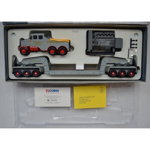 230 - Two boxed Corgi limited edition Scammell truck sets to include 17701 Pickfords 2 Scammell Constructo... 