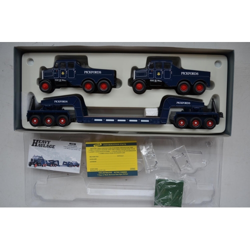 230 - Two boxed Corgi limited edition Scammell truck sets to include 17701 Pickfords 2 Scammell Constructo... 