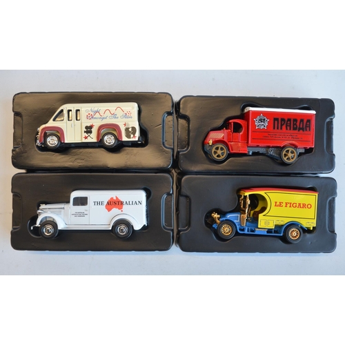 232 - Ten Matchbox Collectibles 'The Power Of The Press' diecast themed vehicle models incl. MSM01 Mica Sp... 