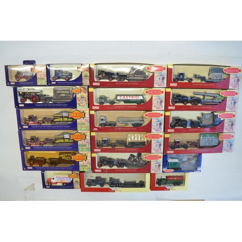 187 - Seventeen boxed 1/76 scale OO gauge diecast Trackside model vehicles/vehicle sets from Corgi and Lle... 