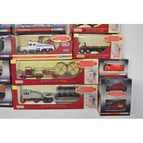 188 - Twenty six boxed 1/76 scale OO gauge diecast Trackside model vehicles/vehicle sets from Corgi and Ll... 