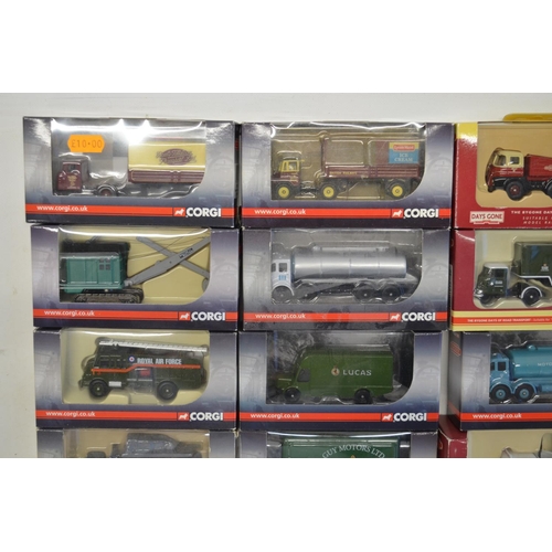 188 - Twenty six boxed 1/76 scale OO gauge diecast Trackside model vehicles/vehicle sets from Corgi and Ll... 