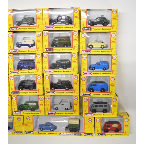 189 - Forty boxed 1/76 scale OO gauge diecast vehicle models from Classix Transport Treasures to include 3... 