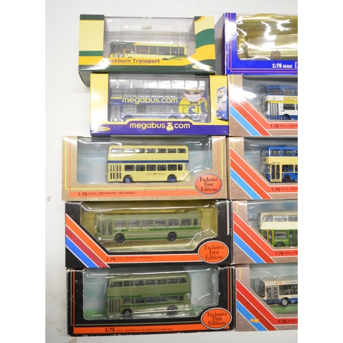 191 - Twenty five 1/76 scale OO gauge boxed diecast bus models, 23 from Exclusive First Editions (EFE) and... 