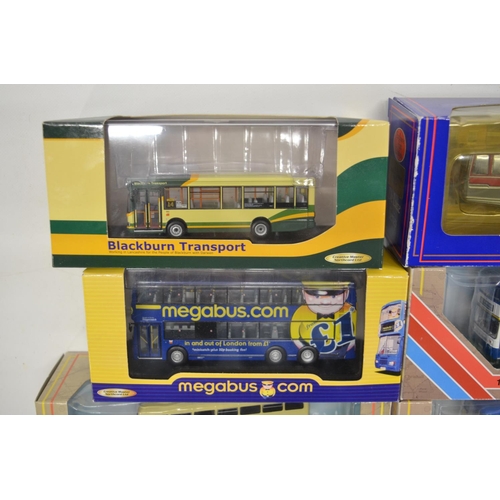 191 - Twenty five 1/76 scale OO gauge boxed diecast bus models, 23 from Exclusive First Editions (EFE) and... 