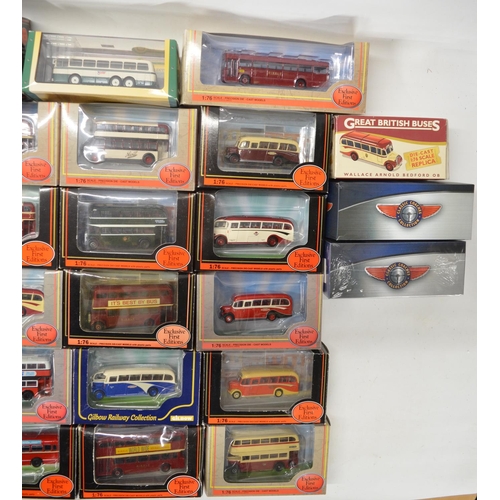 192 - Thirty eight 1/76 scale OO gauge boxed diecast bus models to include 34 from Exclusive First Edition... 