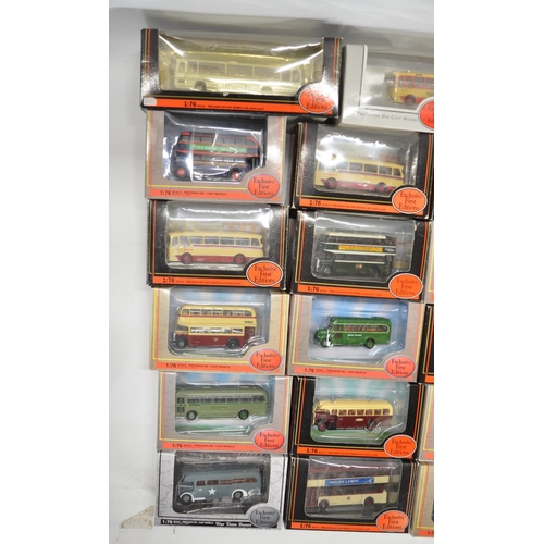 192 - Thirty eight 1/76 scale OO gauge boxed diecast bus models to include 34 from Exclusive First Edition... 