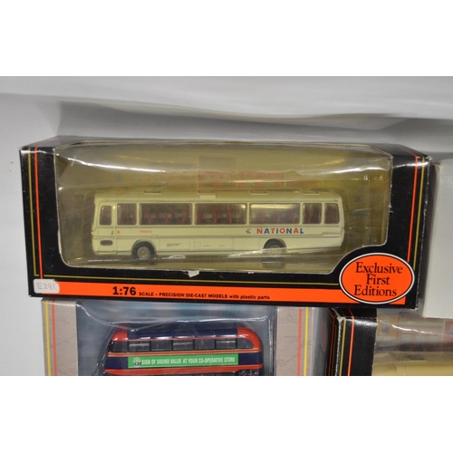 192 - Thirty eight 1/76 scale OO gauge boxed diecast bus models to include 34 from Exclusive First Edition... 