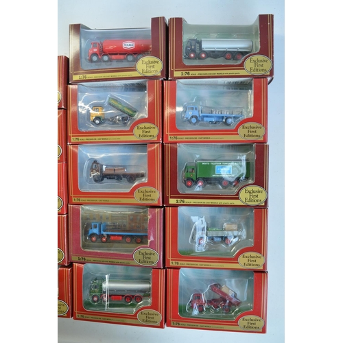 193 - Twenty five 1/76 scale OO gauge boxed commercial vehicle models from Exclusive First Editions (EFE) ... 