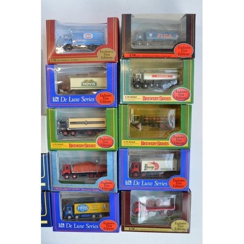 195 - Twenty five 1/76 scale OO gauge boxed diecast models of vintage commercial vehicles and cars, 23 fro... 