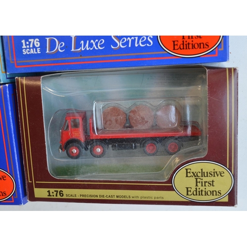 195 - Twenty five 1/76 scale OO gauge boxed diecast models of vintage commercial vehicles and cars, 23 fro... 