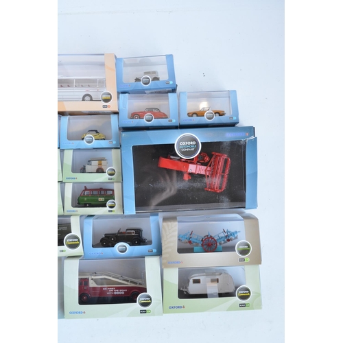 203 - Forty one 1/76 scale OO gauge diecast vehicle models from Oxford Diecast to include Commercial, Agri... 