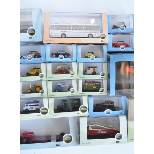 203 - Forty one 1/76 scale OO gauge diecast vehicle models from Oxford Diecast to include Commercial, Agri... 